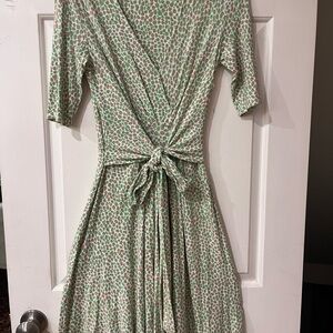 Lilly Pulitzer Green and Pink Long Sleeve Dress